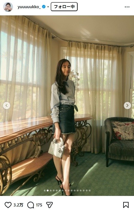 出所：新木優子のInstagram（＠yuuuuukko_） 参照日：2026年3月10日