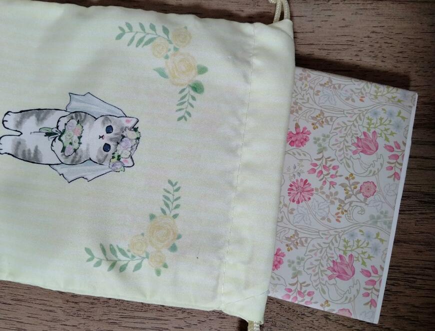 筆者撮影（セリア、mofusand　ミニ巾着2）