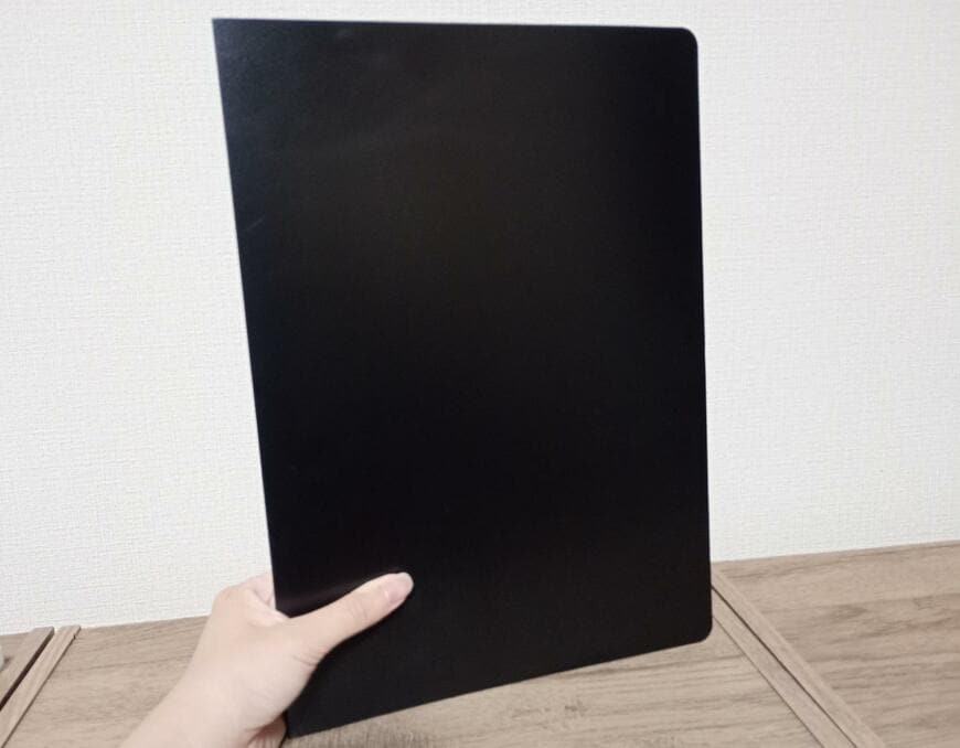 ダイソー、4面クリップボード(スタンドタイプ)画像