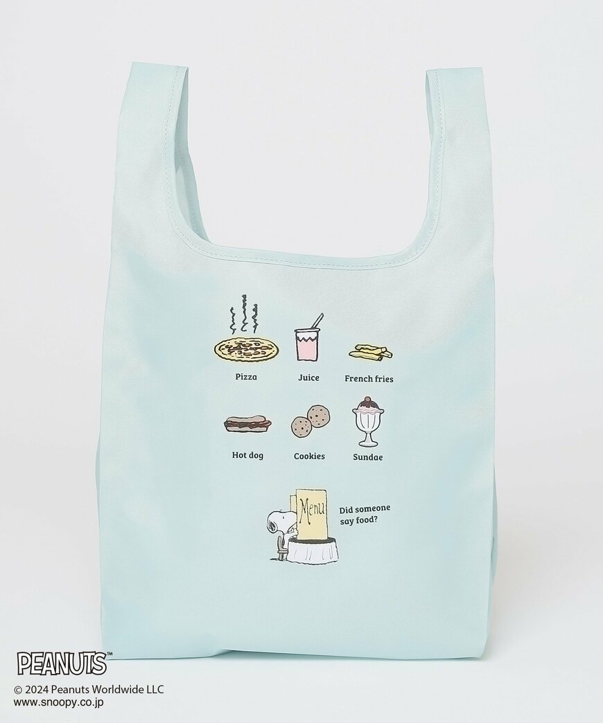 ハニーズ公式 スヌーピー/お弁当バッグ ミント