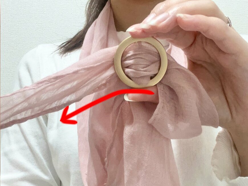 セリア「ベーシックストール」「スカーフリング」