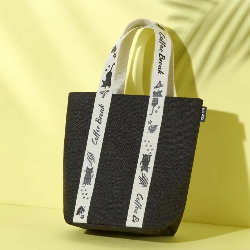 カフェ・ベローチェ公式 黒ねこサマーバッグ2025の画像