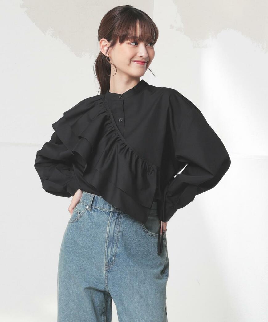 ハニーズ　フリル付ブラウス