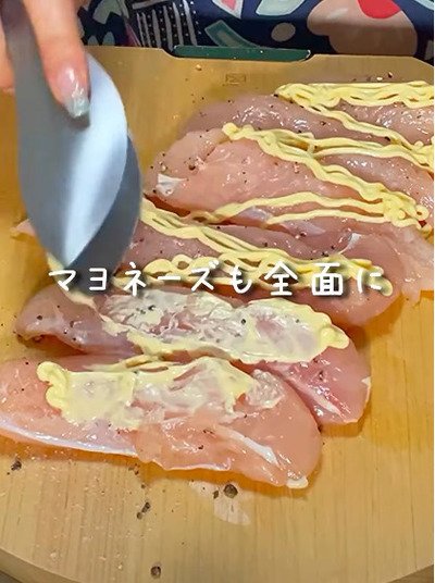 マヨネーズが衣付けのポイント！