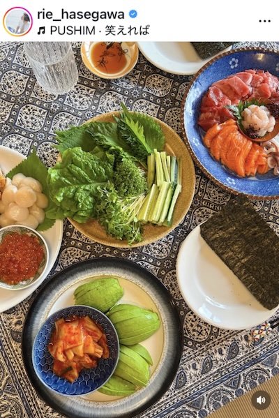 長谷川理恵のInstagram投稿