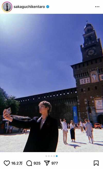 坂口健太郎のInstagram投稿