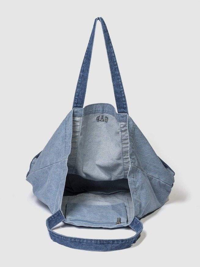GAPロゴ デニム ストラップ トートバッグ(税込6990円)