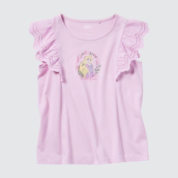 ユニクロ、ラプンツェル〈塔の上のラプンツェル〉グラフィックTシャツ商品画像