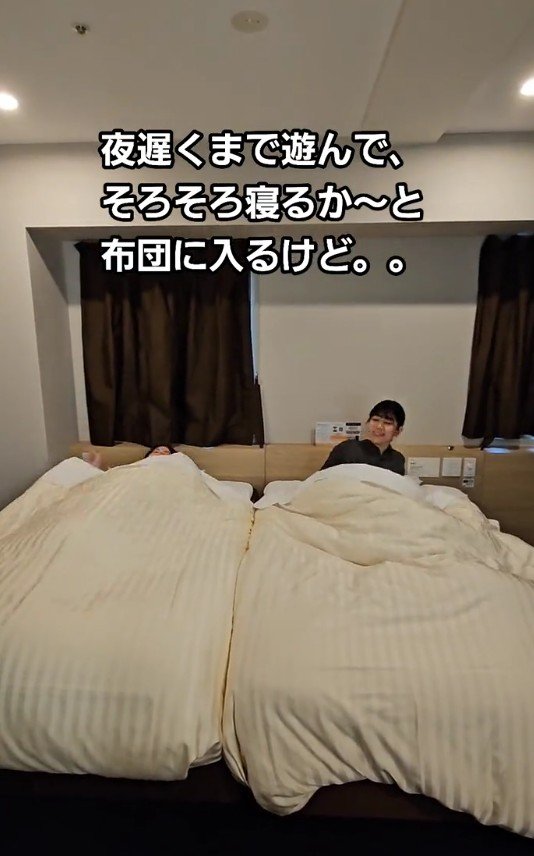 出所：@superhotel_official「友人と宿泊する時のホテルあるある」