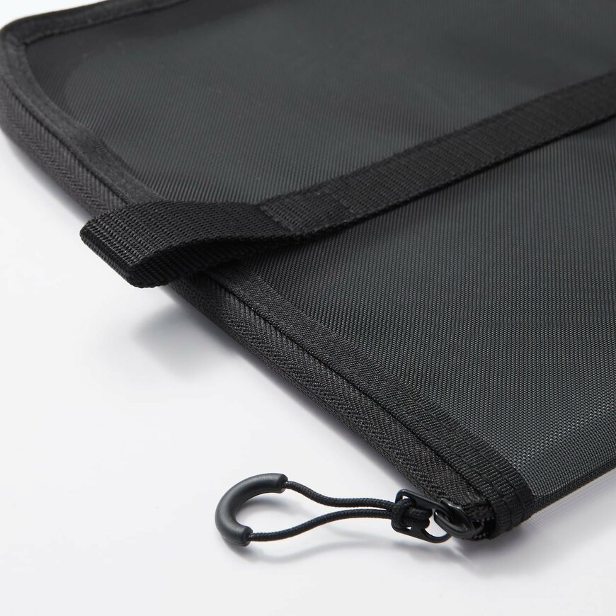 出所：無印良品公式　ナイロンメッシュ　縦型書類ケース・仕切り付