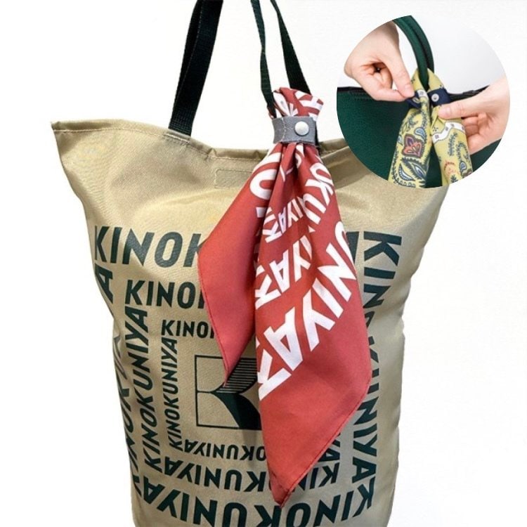 紀ノ国屋公式　スカーフエコバッグ　画像