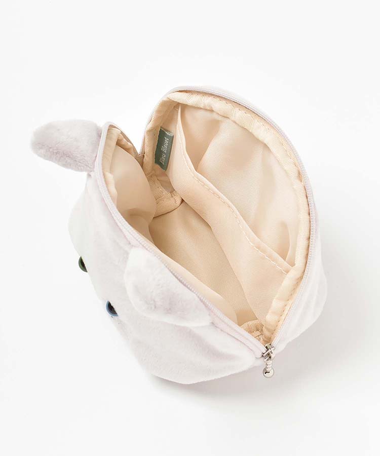 ブルーブルーエ公式　ふんわりキャットポーチ