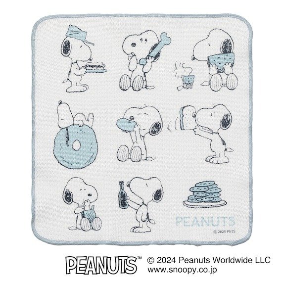 ニトリ公式 【デコホーム商品】ディッシュクロス 2枚セット ブルー(スヌーピー yumyum)