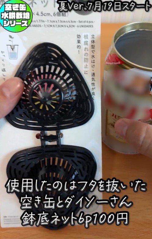 夏まきサニーレタス水耕栽培の準備品