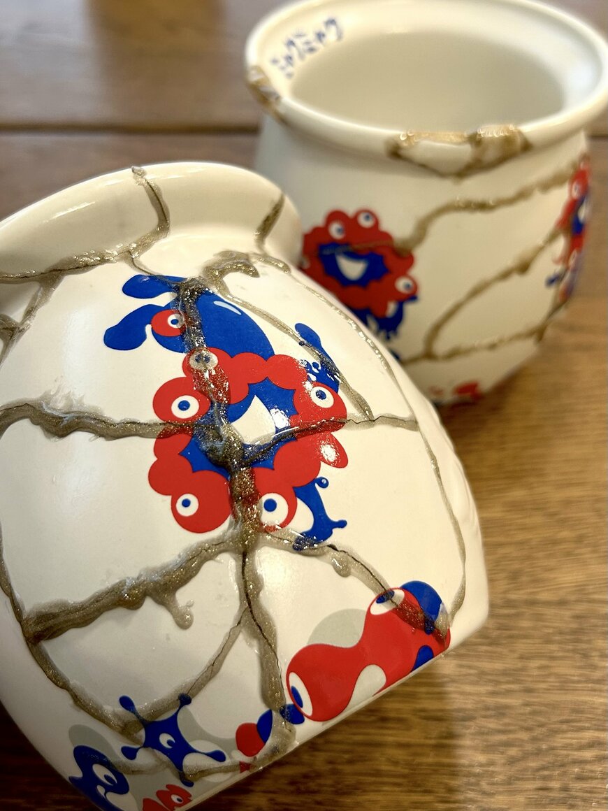 修復部分が脈打つ血管のよう