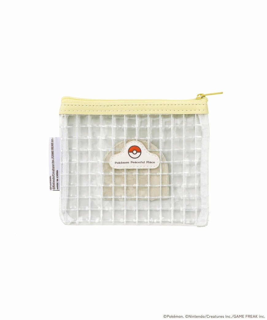 出所:3COINS公式 ミニクリアポーチ/ポケピース