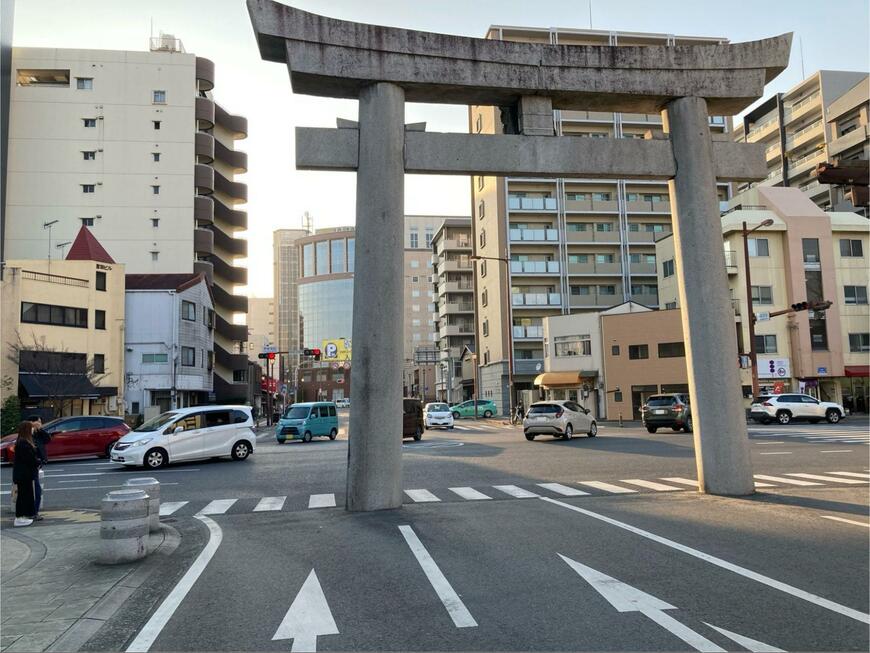熊本県で撮影された道路