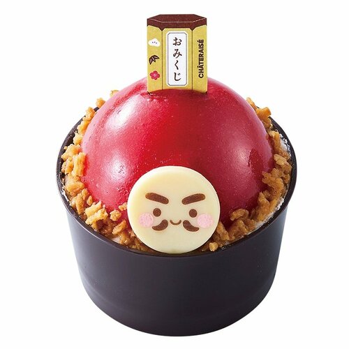 賀正ケーキ おみくじだるま
