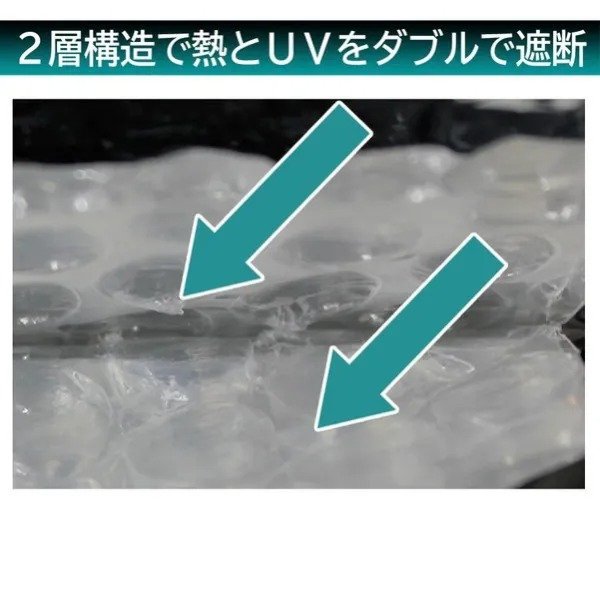 本体の内部に2倍の空気層を確保した特殊な2層構造を採用