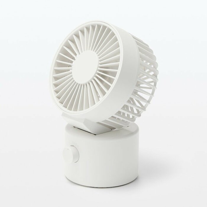 無印良品公式 首振り機能付き コードレスデスクファン