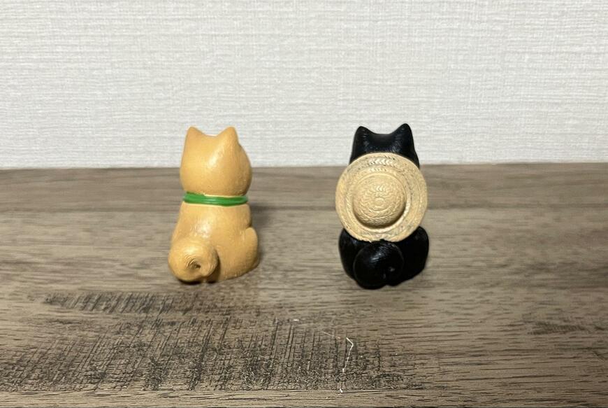 筆者撮影（セリア、LJP ミニオブジェ 柴犬）