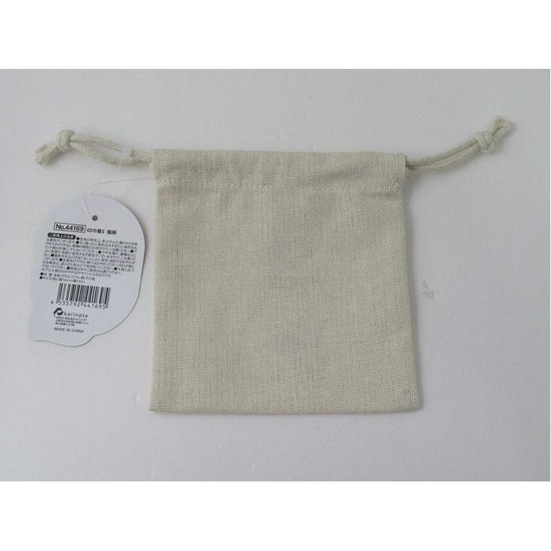 出所：CanDoネットショップ 巾着 S 猫柄