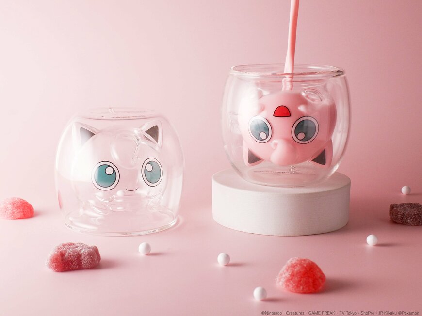 ポケモン・プリンのコラボグラス