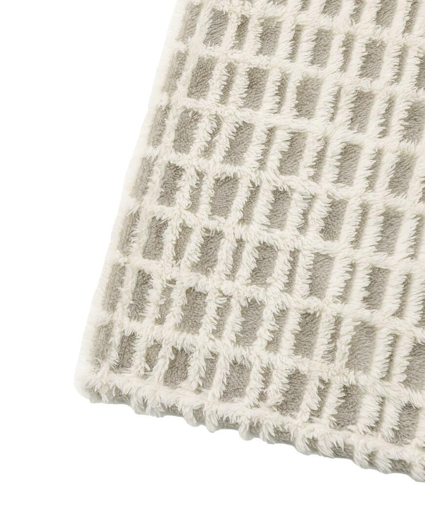 3COINS　チェックブランケット：70×100cm