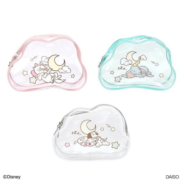 ダイソー公式　ダイカットポーチ（ディズニークラシックキャラクター）ＤＣ９