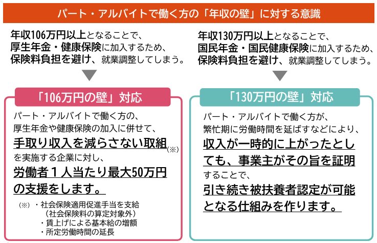 【写真全2枚中2枚目】年収の壁・支援強化パッケージ概要