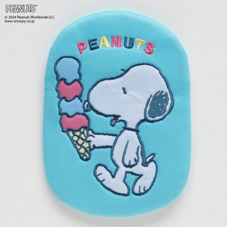 しまむら公式　カバー付保冷剤（PEANUTS）
