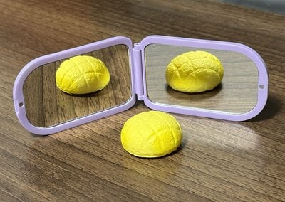 ダイソー、持ち運べるコンパクトミラー商品画像