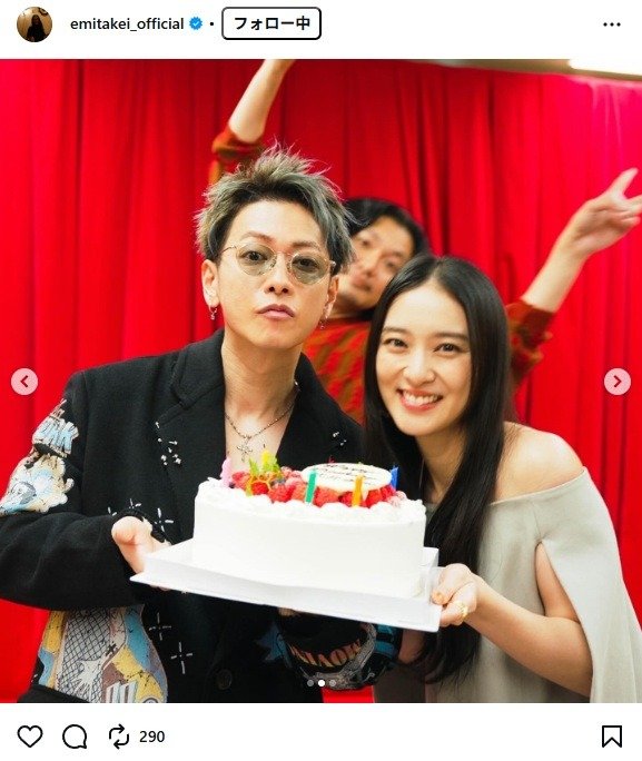 出所：武井咲のInstagram（@emitakei_official） 参照日：2025年12月24日