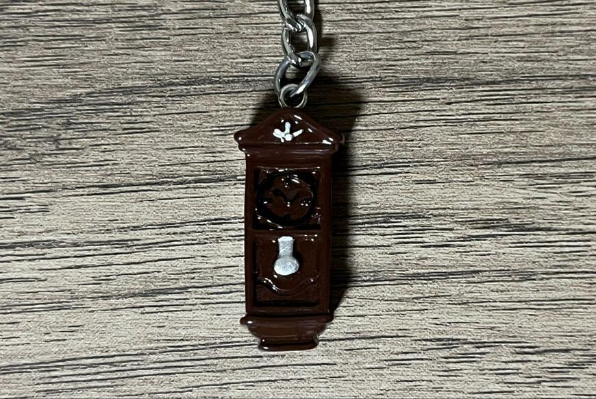 筆者撮影（セリア、昭和レトロキーホルダー）