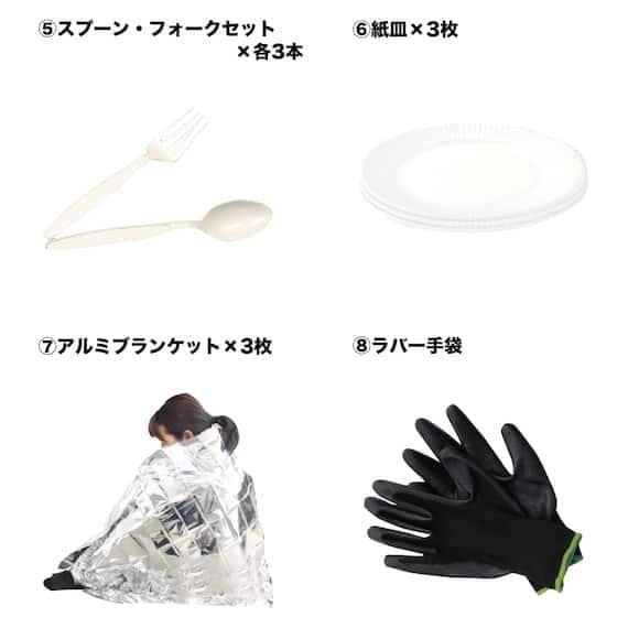 出所：ニトリ公式通販ニトリネット 防災用品25点(YSB-25 車中泊用セット)