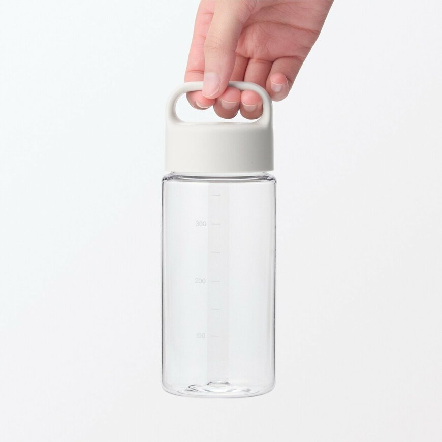 出所：無印良品ネットストア　持ち運びやすい　目盛り付き　ドリンクボトル