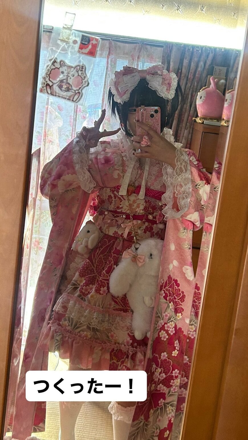和風ロリータな振袖