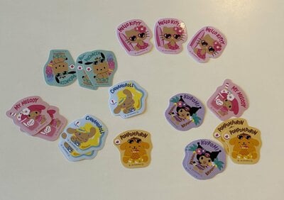 セリア、フレークシール商品画像