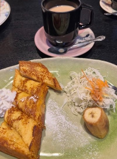 追加料金で変更できるリッチモーニングの特大トースト