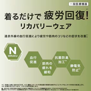 リカバリーウェアNミラクシリーズ