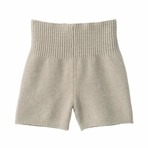 コットン混もこもこニットオーバーパンツ