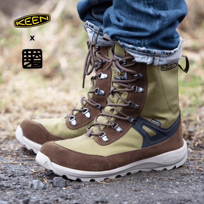 おしゃれなデザインとアースカラーが魅力のブーツ