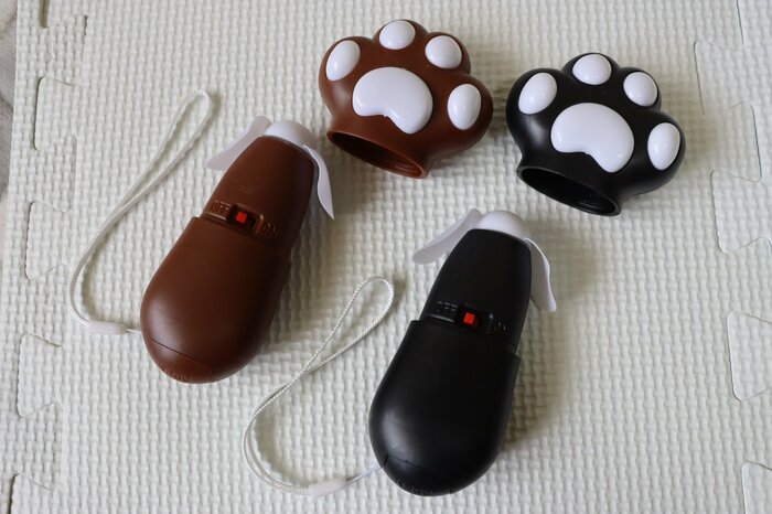 猫の手型ハンディファンの分解画像