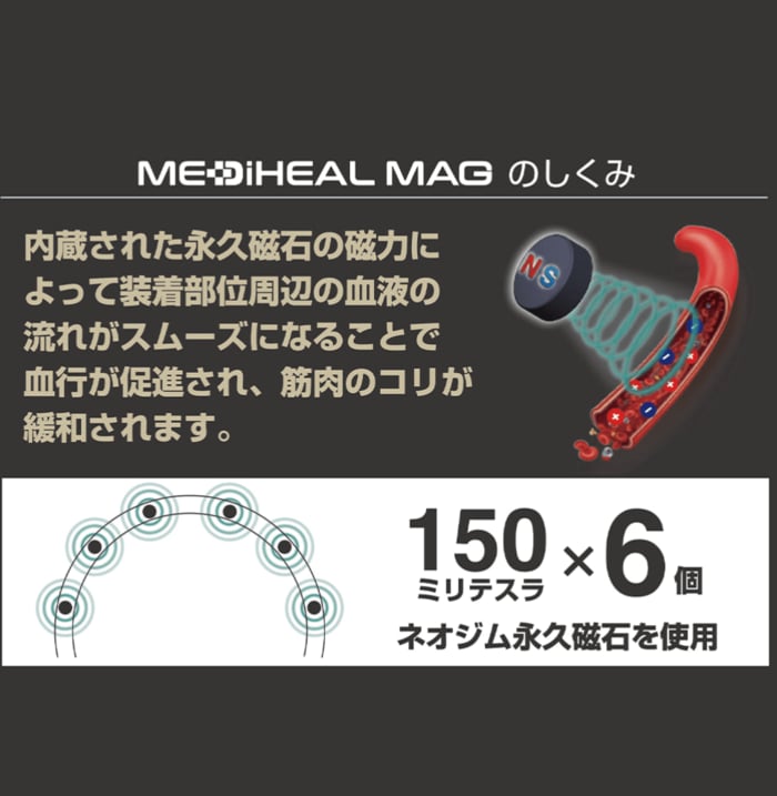 ワークマン公式オンラインストア「メディヒール(R)マグネックレス」