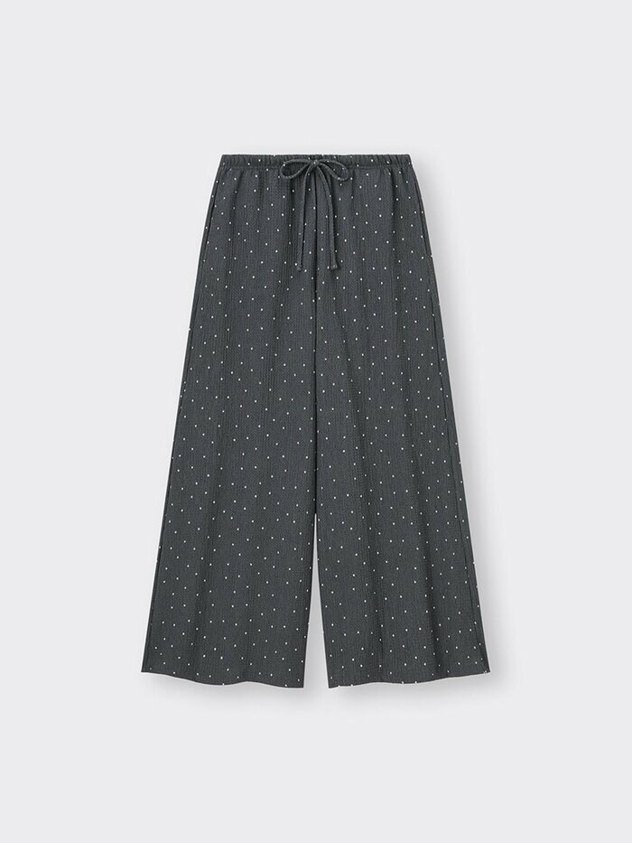 ラウンジフレアパンツ（ドット）＋E
