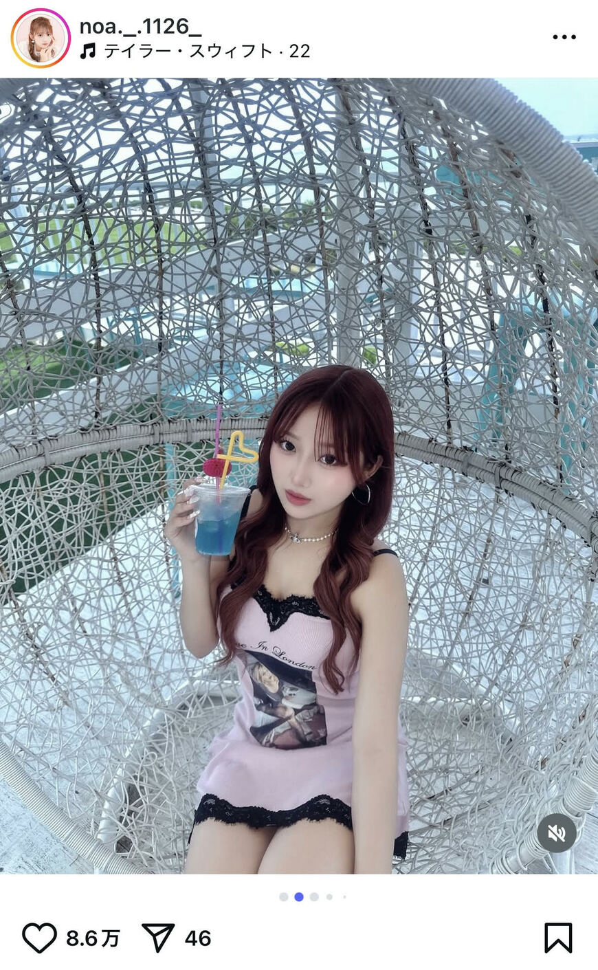 出所：希空のInstagram（＠noa._.1126_）参照日：2025年8月6日