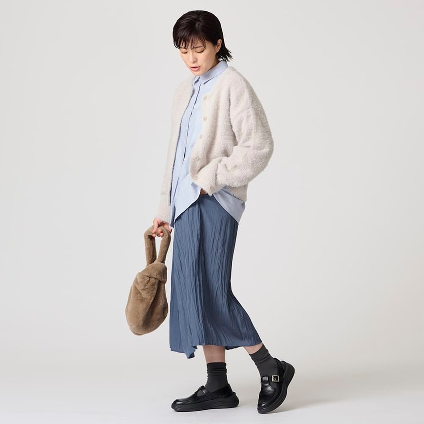 出所：ワークマン公式　レディースビンテージタフタプリーツスカート