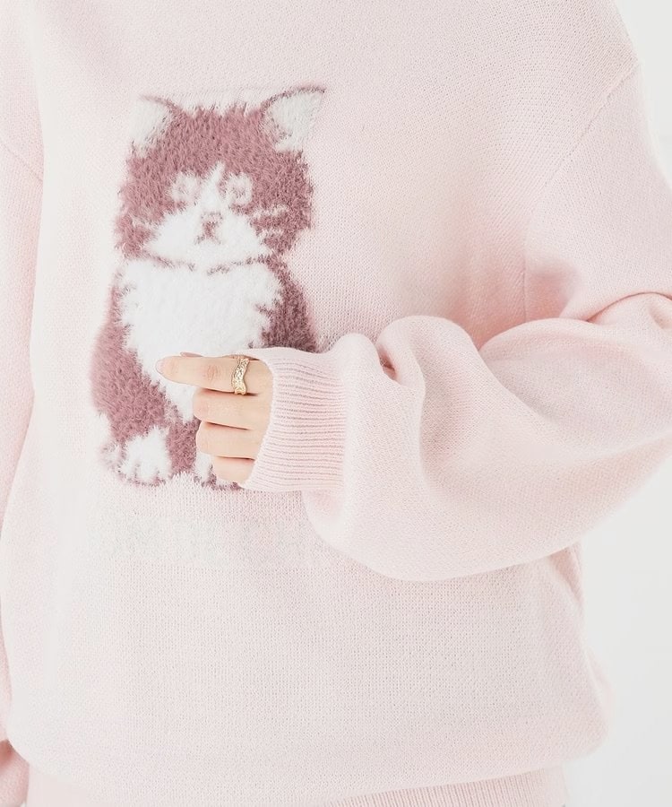 出所：ハニーズ公式　アニマル柄ニット