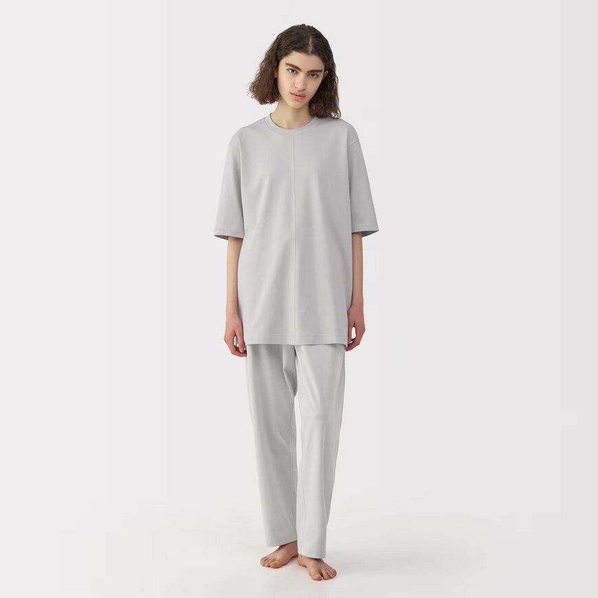 出所：無印良品公式 男女兼用 スムースジャージーリラックスパンツ