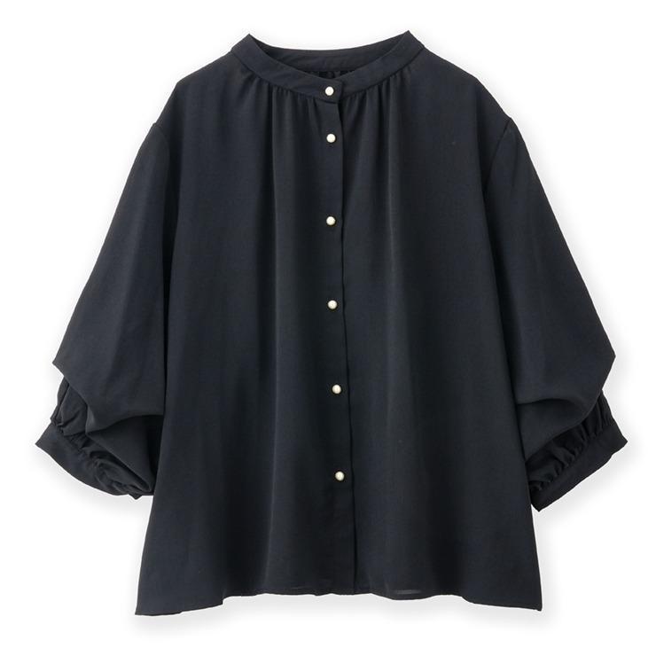 しまむら、レディース　ブラウス（しまぽちゃ）商品画像